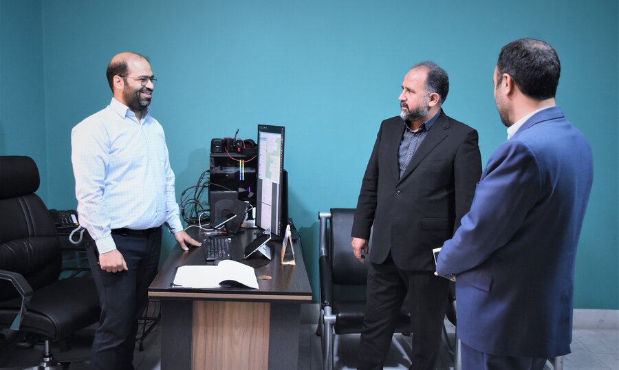 بازدید دکتر خانپور (استانداری) از بهزیستی استان کرمانشاه