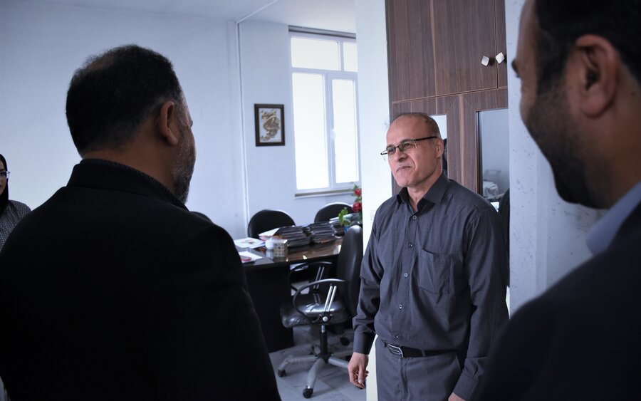 بازدید دکتر خانپور (استانداری) از بهزیستی استان کرمانشاه