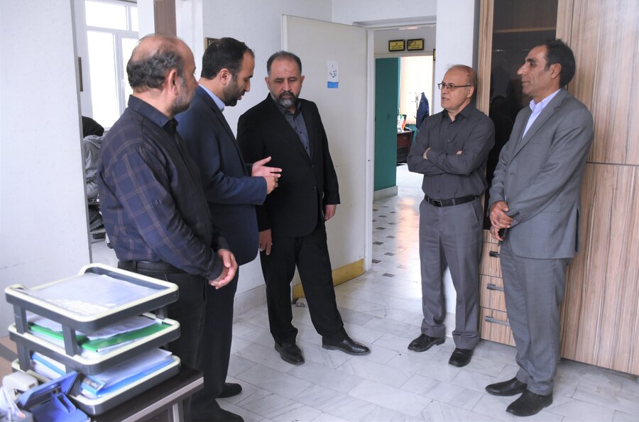 بازدید دکتر خانپور (استانداری) از بهزیستی استان کرمانشاه