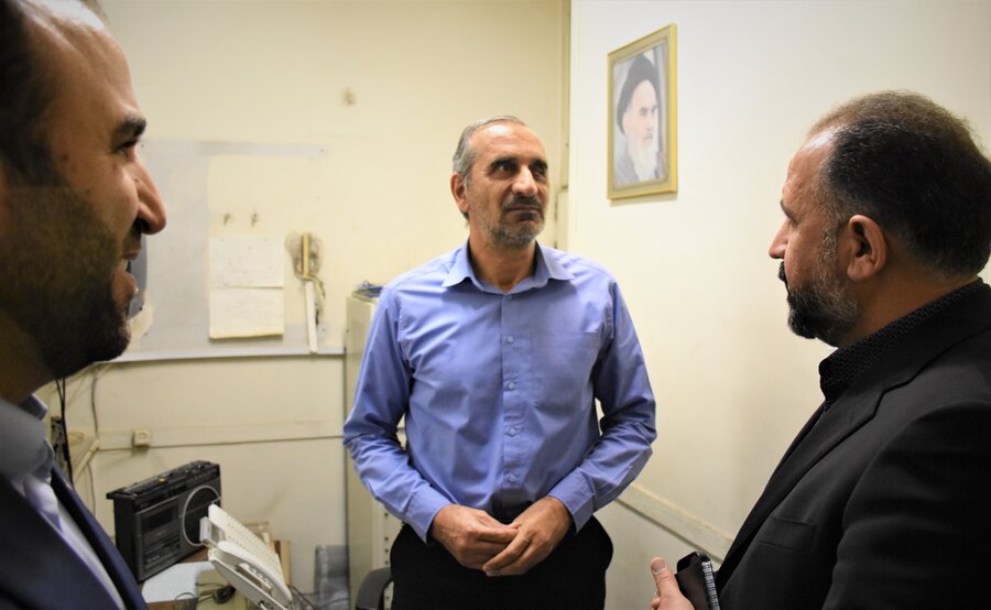 بازدید دکتر خانپور (استانداری) از بهزیستی استان کرمانشاه