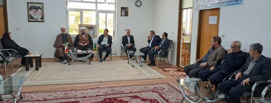 دیدار رئیس بهزیستی پلدشت با امام جمعه شهرستان 