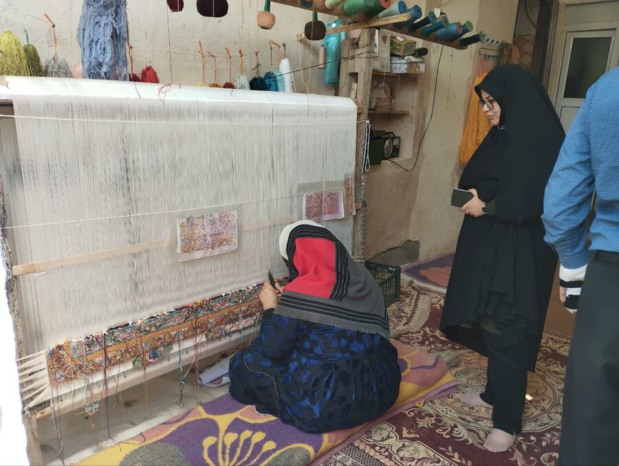 بازدید رئیس بهزیستی شوط از طرحهای خود اشتغالی مددجویان