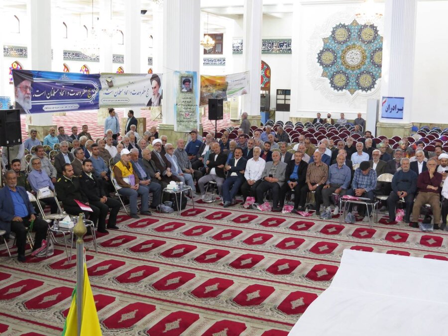 اطلاع رسانی پویش ولیمه مهربنی در همایش حجاج