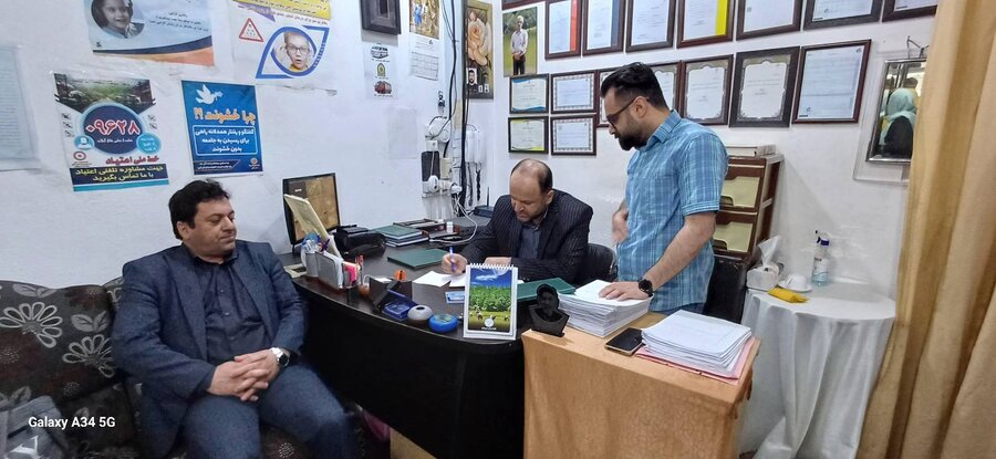 بازدید دادستان سنگر از کمپ ترک اعتیاد