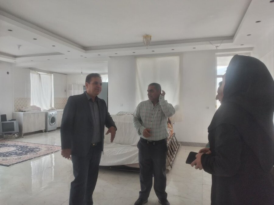 بازدید معاون کارآفرینی بهزیستی کردستان از طرحهای اشتغالزایی و مسکن شهر موچش