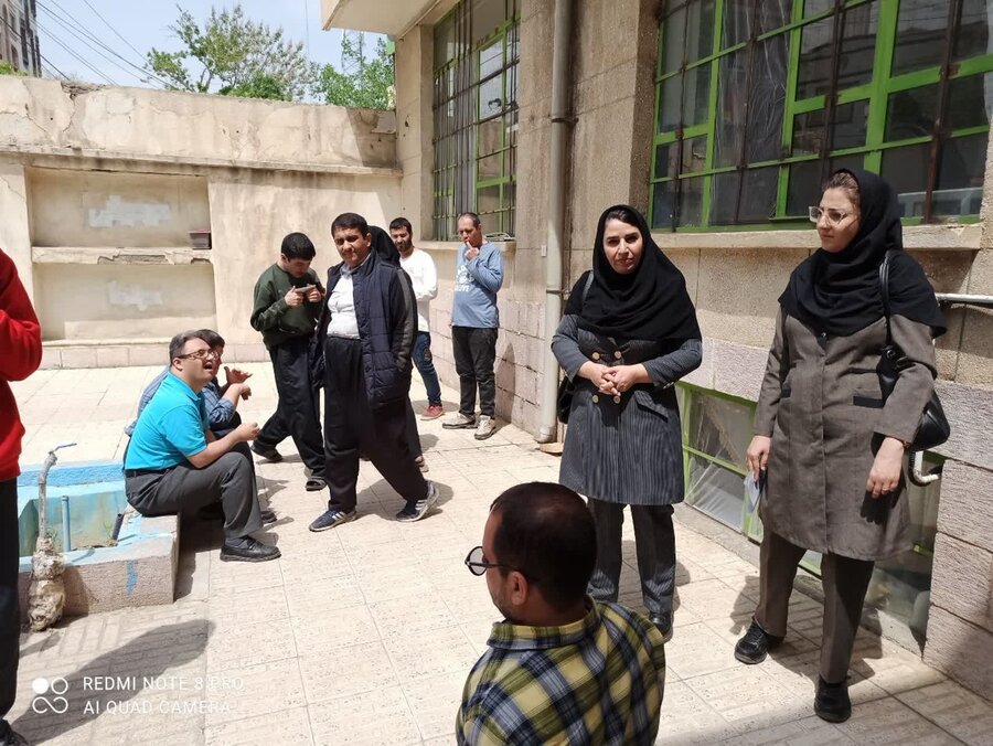 سنندج | بازدید معاون توانبخشی بهزیستی کردستان از مرکز پیش مهارتی ـ پیش حرفه ای سایدا 
