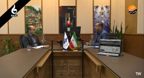 حضور سرپرست بهزیستی استان گیلان در برنامه رادیویی - تلویزیونی دریچه / شبکه باران