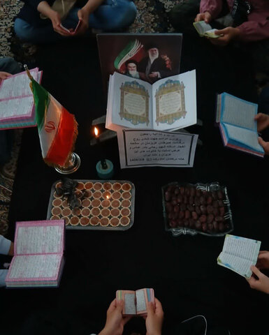 برگزاری مراسم عزاداری جانباختگان اسکله شهید رجایی بندرعباس توسط فرزندان خانه درخشان امام رضا (ع)