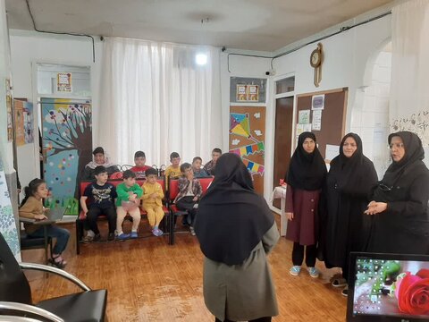 گزارش تصویری| برگزاری جشن روز دختر در مرکز توانبخشی غنچه لر عجب‌شیر