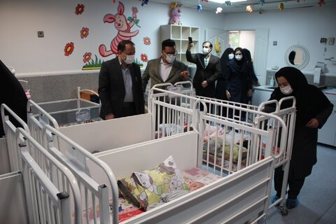 گزارش تصویری | مسئولین و مدیران کشور و استان از شیرخوارگاه امام علی(ع) بازدید کردند