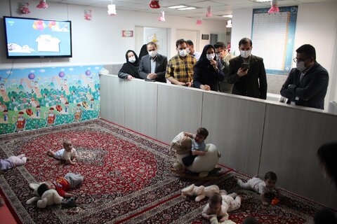 گزارش تصویری | مسئولین و مدیران کشور و استان از شیرخوارگاه امام علی(ع) بازدید کردند