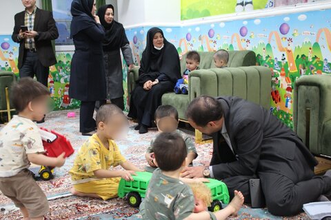 گزارش تصویری | مسئولین و مدیران کشور و استان از شیرخوارگاه امام علی(ع) بازدید کردند