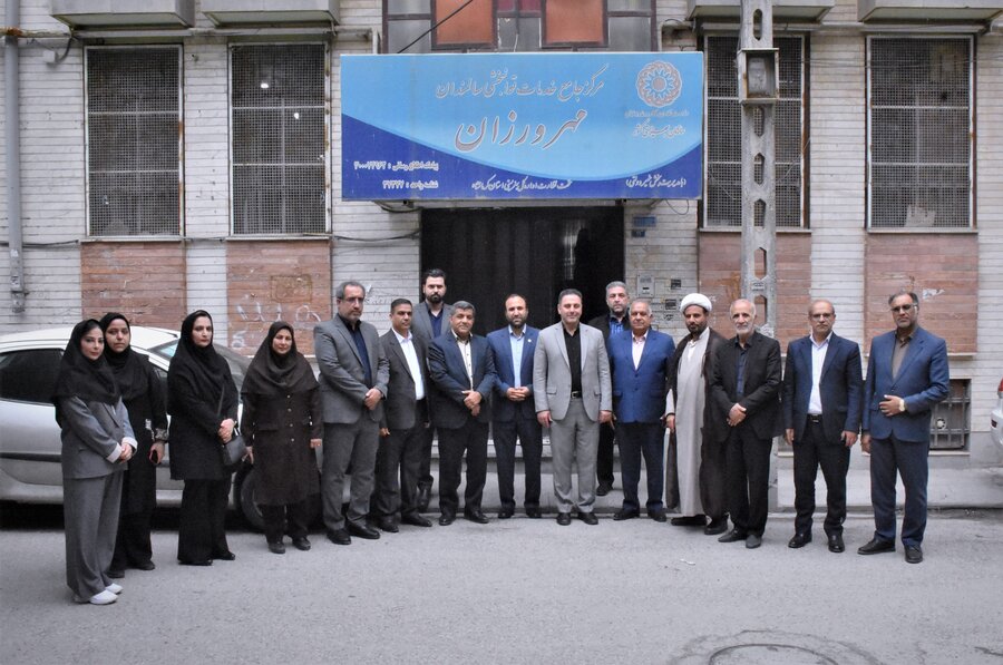 حضور مدیران عضو شورای رفاه اجتماعی در مرکز سالمندان