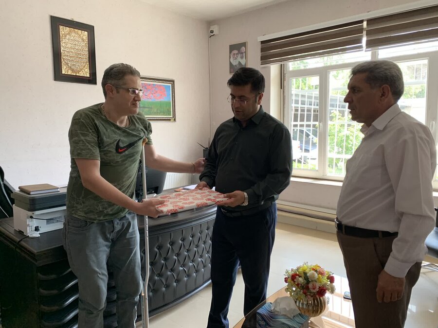 تقدیر جامعه هدف از رئیس بهزیستی شهرستان مهاباد