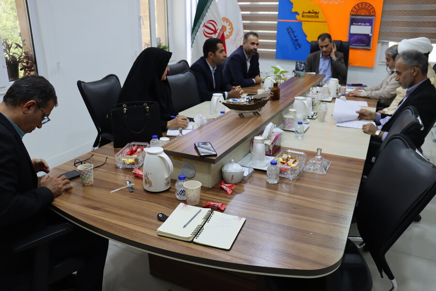 نخستین جلسه شورای فرهنگی و اقامه نماز بهزیستی استان بوشهر