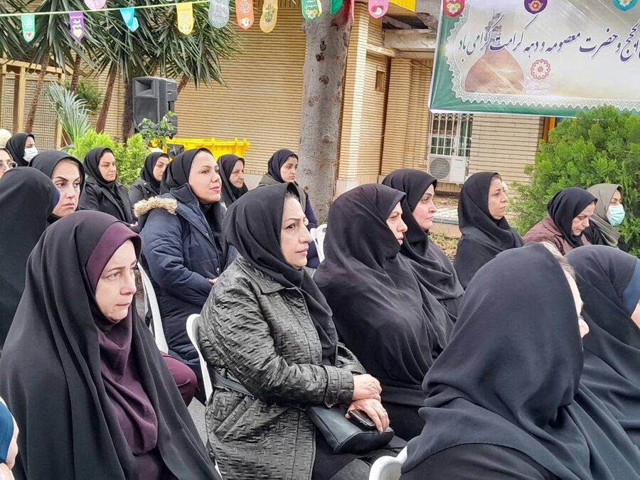 مراسم استقبال از خادمین امام رضا در بهزیستی گیلان