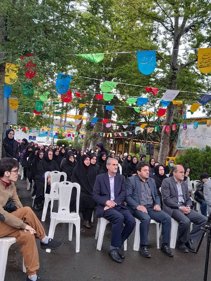 مراسم استقبال از خادمین امام رضا در بهزیستی گیلان