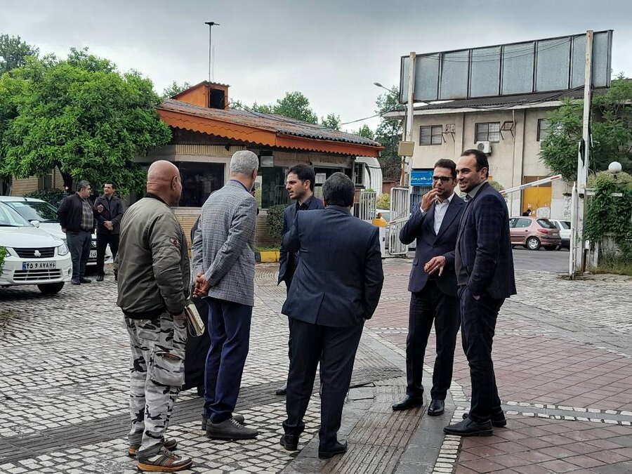 مراسم استقبال از خادمین امام رضا در بهزیستی گیلان