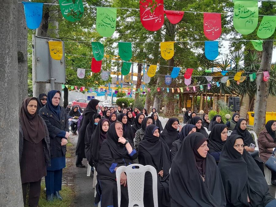 مراسم استقبال از خادمین امام رضا در بهزیستی گیلان