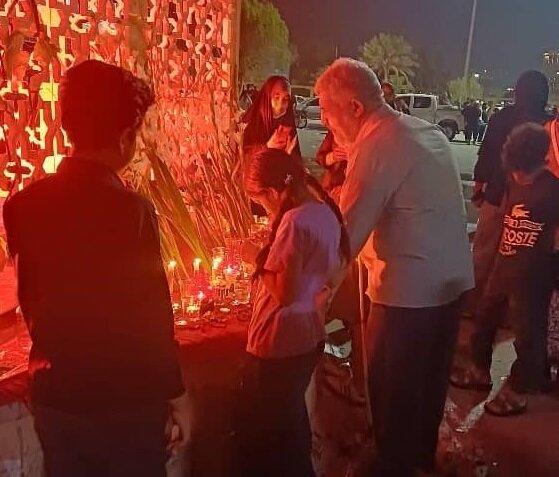 همدلی روشندلان هرمزگانی با خانواده قربانیان حادثه بندر شهید رجایی