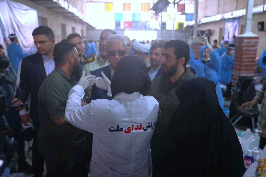 آیین افتتاح خدمات درمانی 4000 نفر از ساکنین اردوگاه های مراکز ترک اعتیاد ماده 16