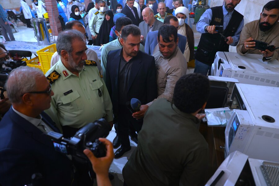 آیین افتتاح خدمات درمانی 4000 نفر از ساکنین اردوگاه های مراکز ترک اعتیاد ماده 16