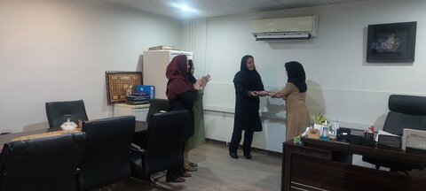 تجلیل از همکاران مرکز حضرت فاطمه (س)
