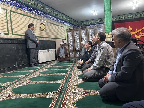 گزارش تصویری| بازدید از نمازخانه مدیریت بهزیستی شهرستان مشهد