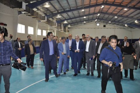 اولین و بزرگترین سالن ورزشی چند منظوره ویژه افراد دارای معلولیت در خراسان جنوبی افتتاح شد