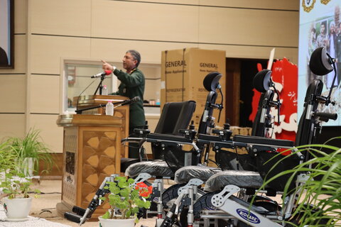 با هم ببینیم| آیین اهدای ۴۰ دستگاه ویلچر برقی به توان خواهان تحت پوشش بهزیستی اهدایی مقام معظم رهبری و ۵۲ سری جهیزیه