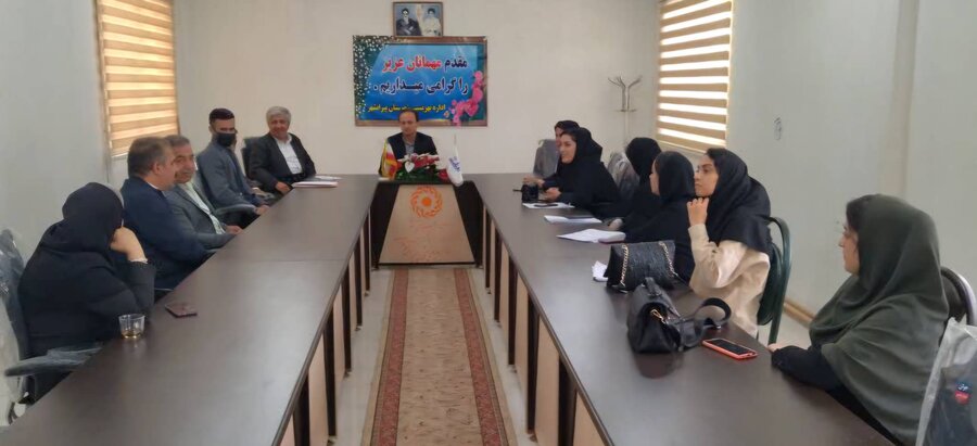 برگزاری جلسه هماهنگی و بررسی عملکرد مراکز تحت نظارت در اداره بهزیستی پیرانشهر