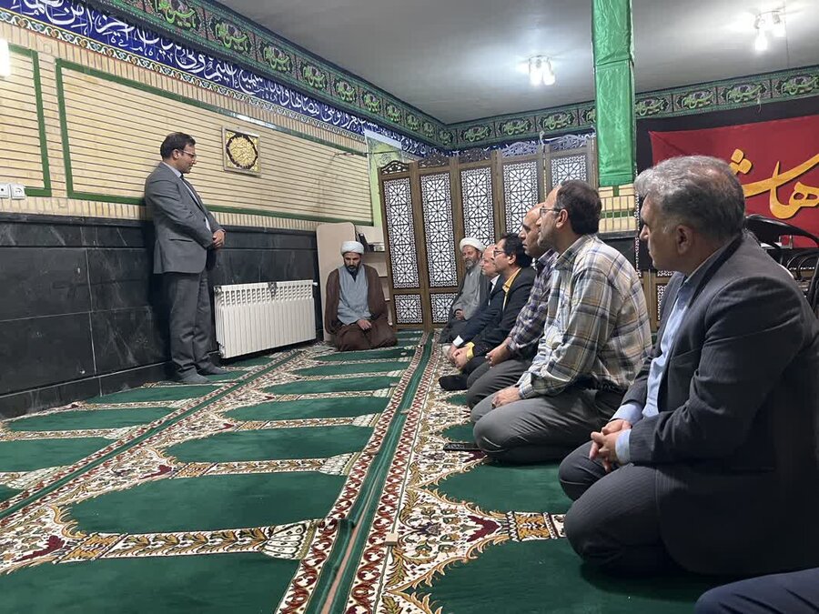 گزارش تصویری| بازدید از نمازخانه مدیریت بهزیستی شهرستان مشهد