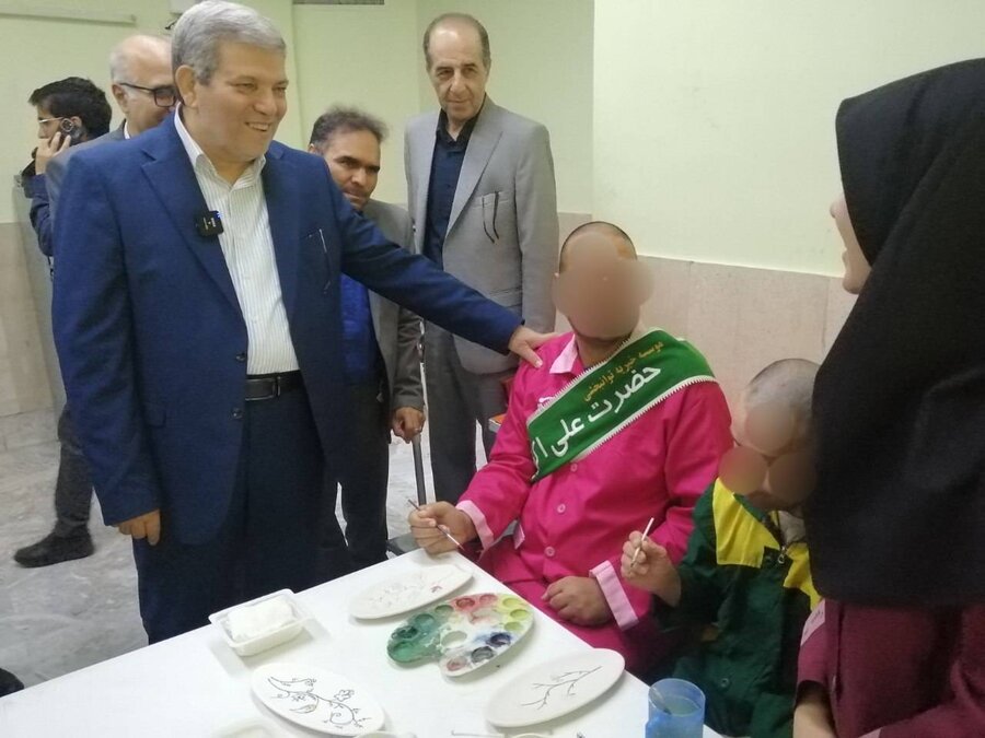 فرشتگان مقیم در یکی از بزرگ‌ ترین مراکز توانبخشی شرق کشور میزبان رئیس سازمان بهزیستی کشور شدند
