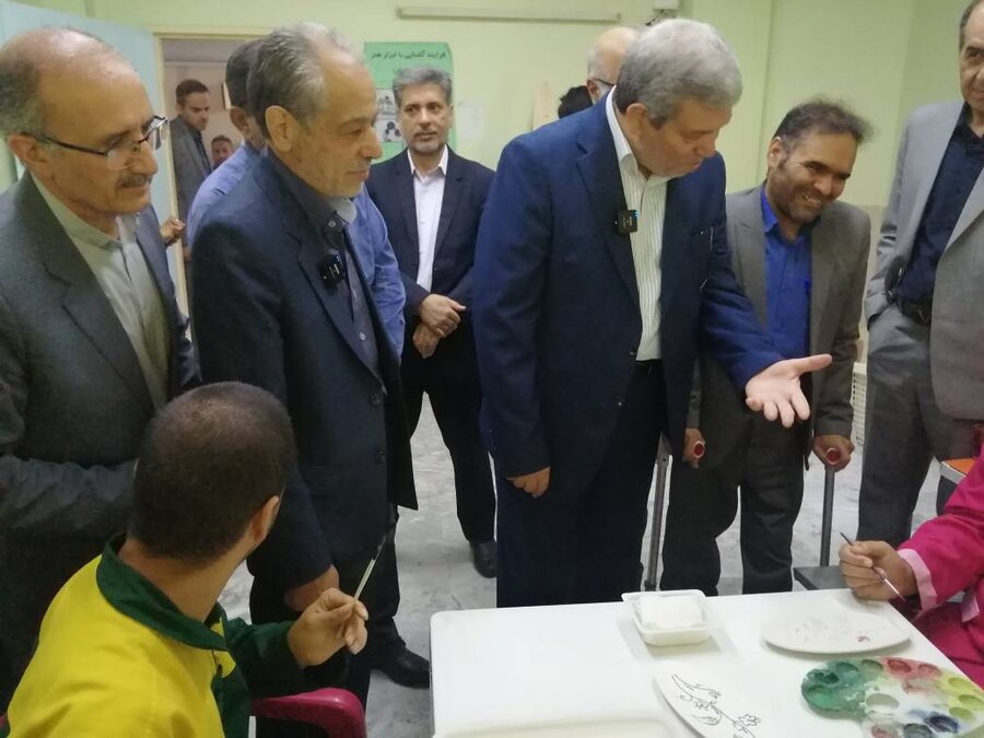 خراسان جنوبی-فرشتگان مقیم در یکی از بزرگ ترین مراکز توانبخشی شرق کشور میزبان رئیس سازمان بهزیستی کشور شدند خراسان جنوبی-فرشتگان مقیم در یکی از بزرگ ترین مراکز توانبخشی شرق کشور میزبان رئیس سازمان بهزیستی کشور شدند