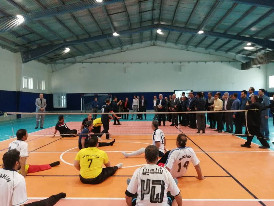 خراسان جنوبی-اولین و بزرگترین سالن ورزشی چند منظوره ویژه افراد دارای معلولیت در خراسان جنوبی افتتاح شد