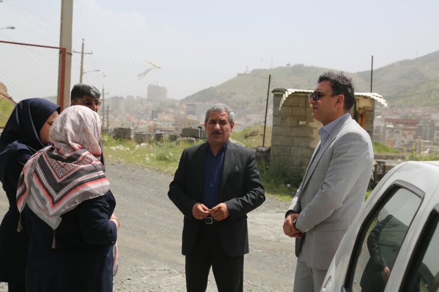 بازدید مسئولان از پروژه در حال ساخت خانه نگهداری کودکان بی سرپرست سنندج