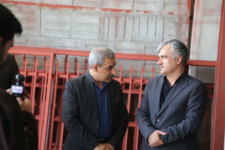 بازدید مسئولان از پروژه در حال ساخت خانه نگهداری کودکان بی سرپرست سنندج