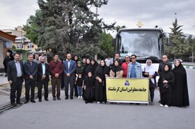 اعزام جمعی از مددجویان بهزیستی به سفر عتبات عالیات
