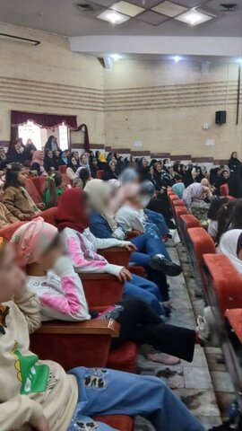 حضور فرزندان مقیم خانه های درخشان امام رضا (ع) و خورشید مهر هادی در جشن روز دختر