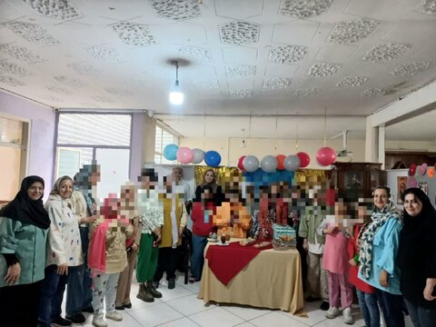 جشن روز دختر در مرکز حرفه‌آموزی فرشتگان آسمان برگزار شد