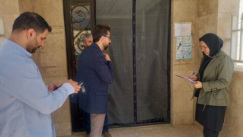 ساوجبلاغ | بازدید میدانی از اماکن بهداشتی و درمانی شهر مهستان توسط تیم تخصصی کمیته فنی مناسب سازی