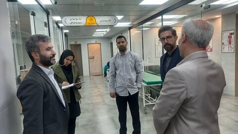 بازدید میدانی از اماکن بهداشتی و درمانی شهر مهستان توسط تیم تخصصی کمیته فنی مناسب سازی