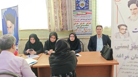 گزارش تصویری| برپایی میز ارتباطات مردمی در شهرستان مراغه