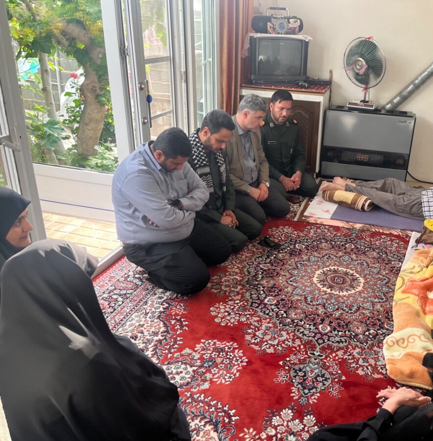 پیشوا | به مناسبت روز دختر بازدید رییس بهزیستی وفرمانده سپاه از منزل دو معلوله