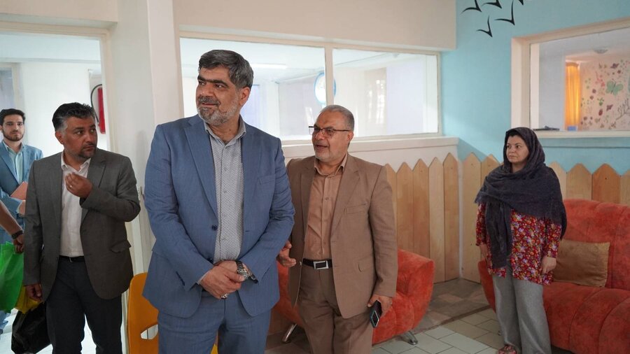 شهرستان تهران| بازدید شهردار منطقه ۲۱ از خانه سالمندان خیریه بنا