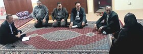 دیدار معاون استاندار و فرماندار ویژه شهرستان میاندوآب با خانواده مددجویان بهزیستی