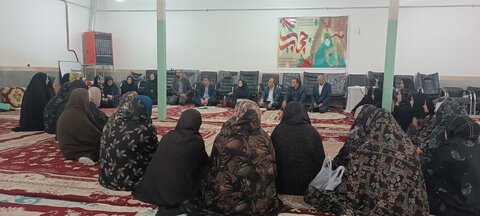 برگزاری جلسه هم اندیشی با اعضای گروههای خودیار در روستای شاداب شهرستان نیشابور