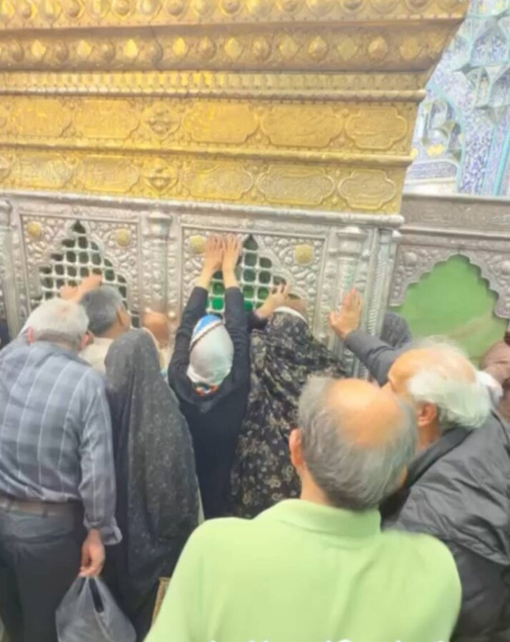 شهریار | تشرف جمعی از سالمندان مرکز توانبخشی و نگهداری شریف به حرم مطهر حضرت معصومه(س) و جمکران