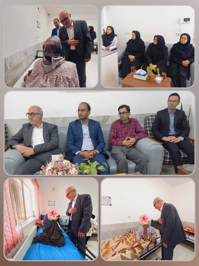 بازدید سرپرست بهزیستی استان خراسان جنوبی از مرکز شبانه‌روزی سالمندان نیکان طبس
