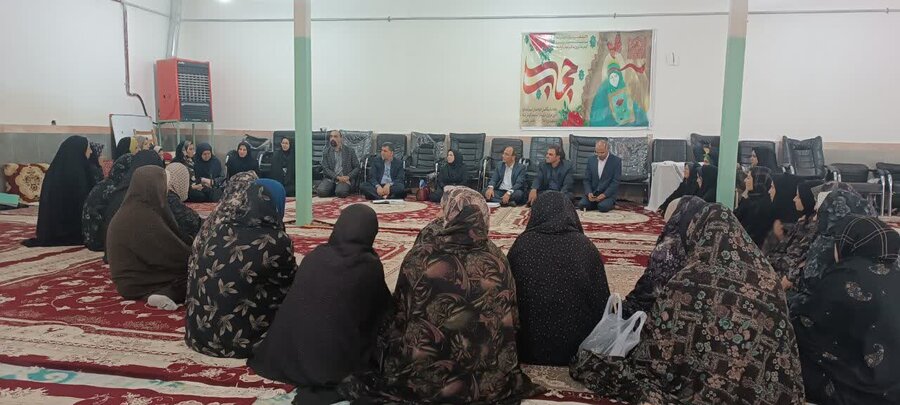 برگزاری جلسه هم اندیشی با اعضای گروههای خودیار در روستای شاداب شهرستان نیشابور